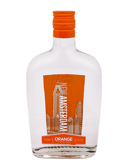 New Amsterdam Orange Plastic Bottle