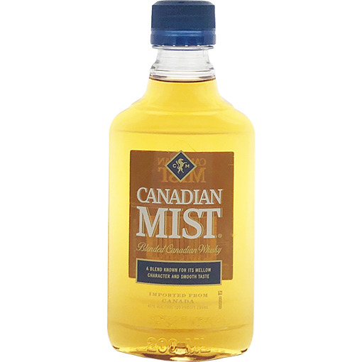 Canadian Mist Plastic Bottle