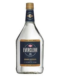 Everclear Alcohol Plastic Bottle