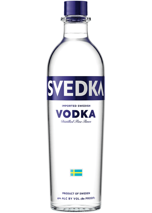 Svedka Vodka Plastic Bottle